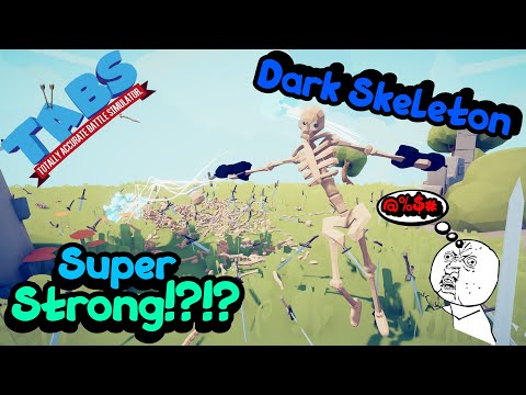Dark Skeleton Vs Every Units + Mod Units [5000Points] TABS - Totally Accurate Battle Simulator