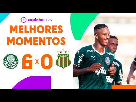 Gols e lances de Palmeiras x Sampaio Corrêa