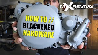 HOW TO // Change The Color Of Your Dirt Bike Bolts & Motorcycle Hardware (DIY AT HOME) YZ300 Build