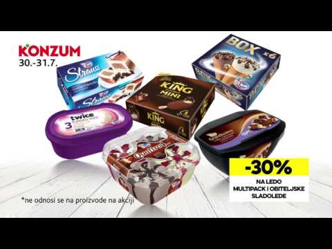 Konzum Vikend Akcija 30. - 31.7.2016.