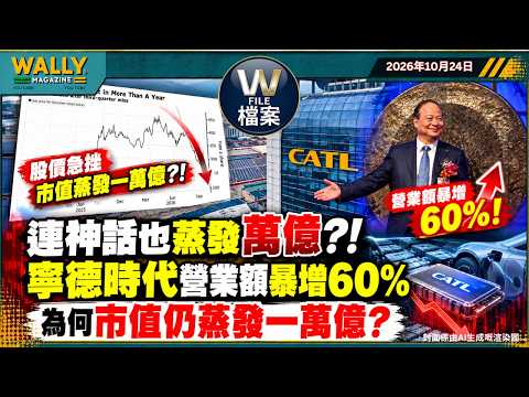 連神話也蒸發萬億?! 寧德時代營業額暴增60%, 為何市值仍蒸發一萬億? 【W檔案】