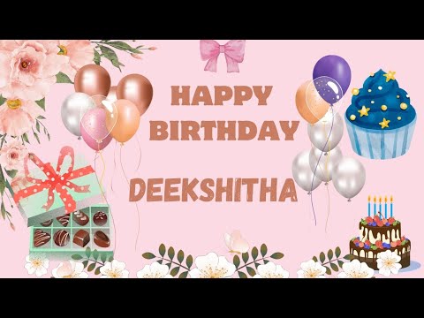 Happy Birthday Deekshitha #deekshitha