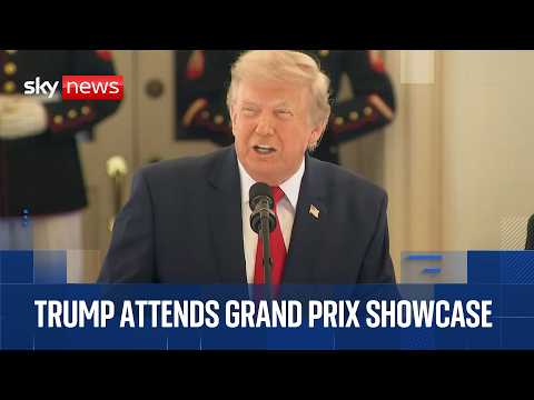 Donald Trump hosts motorsport stars ahead of DC street race