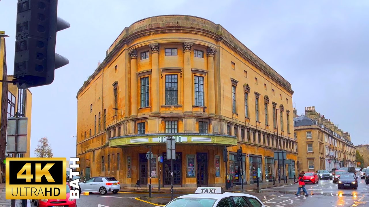 Immersive street-level walking tour through Bath, United Kingdom, showcasing authentic urban landscapes, local architecture, and the vibrant atmosphere of the city's neighborhoods