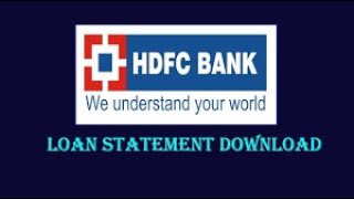 download hdfc bank loan repayment schedule