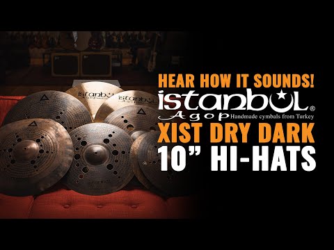Istanbul Agop 10" Xist Dry Dark Hi-Hat Pair image 2