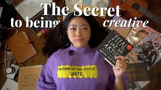 the secret to being creative | watch this video if you're stuck in a creative block 🎨