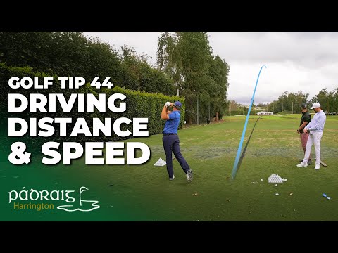 DRIVING DISTANCE AND SPEED | Paddy's Golf Tip #44 | Padraig Harrington