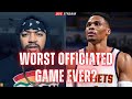Nuggets Get DESTROYED In OKC Horribly Officiated Game 1 1 Back I Denver Get It Back In Blood