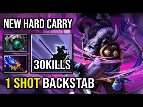 RIKI is the New Hard Carry in 2023 with 1 Shot Backstab Brutal Hit Like a Truck Dota 2