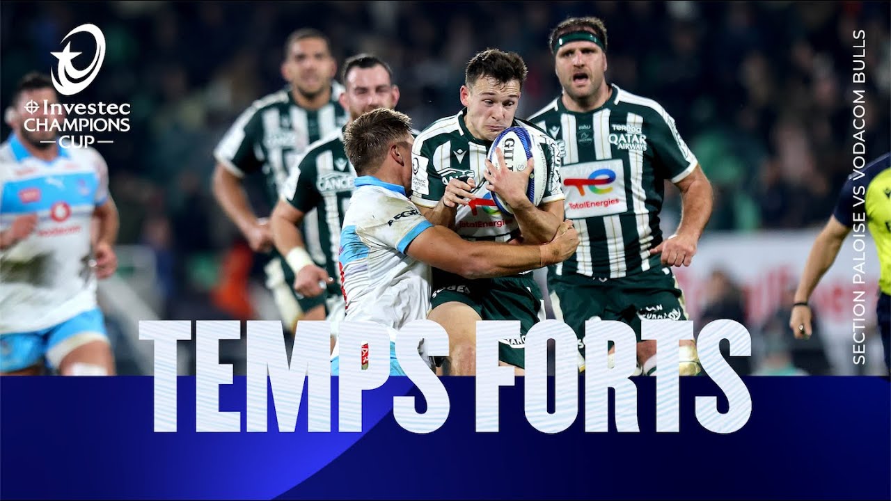 Temps Forts - Section Paloise v Vodacom Bulls | Investec Champions Cup 2025/26