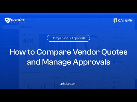 Quotation Comparison | Approval Workflow and Setup Flow