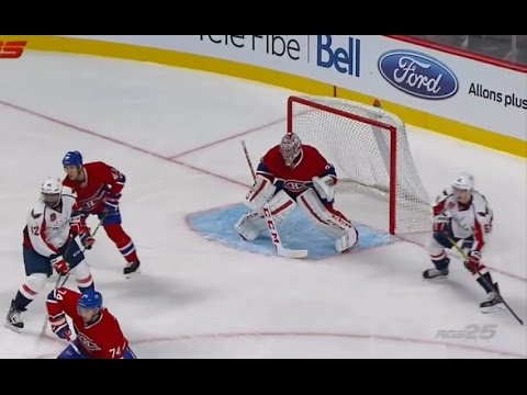 Carey Price Great Save on Ovechkin (9/28/14)