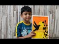 Silhouette Painting for beginners | Bird painting with Doms Brush Pens