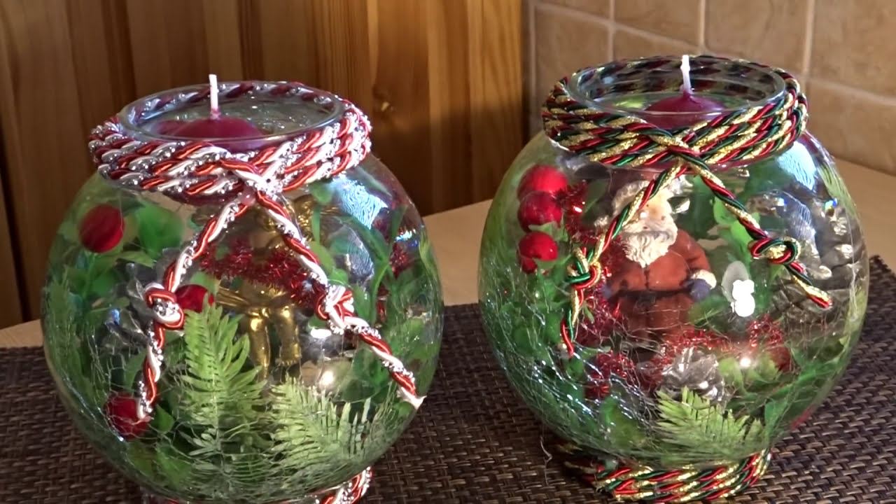 Świąteczne świece wodne 🌲🎄🕯️