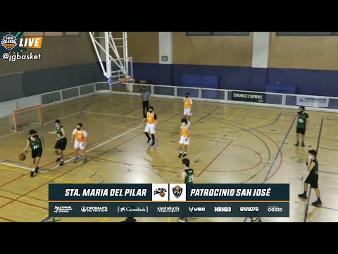 Santa María del Pilar vs Patrocinio San José. Partido completo. Copa Colegial Madrid 2021