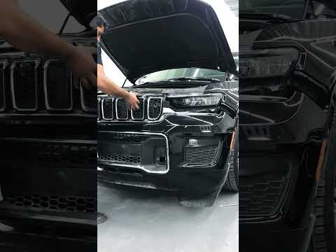 Removing done ✅ front bumper Jeep Grand cheroke 2023 #automobile #luxurymotors #orangejeep#youtube