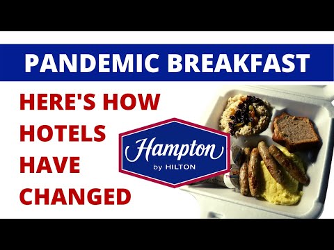 What Does a Free Hotel Breakfast Look Like During the Pandemic | Room Tour - Morgonton NC