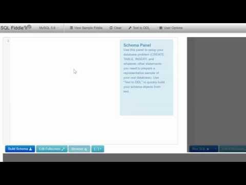 MySQL Stored Procedure 5 SQL Fiddle CREATE DATABASE