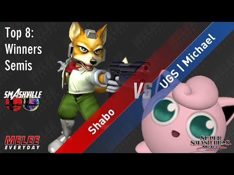 Smashville 7 - Shabo (Fox) vs. UGS | Michael (Jigglypuff) - SSBM - Top 8 - Winners Semis - Best of 5
