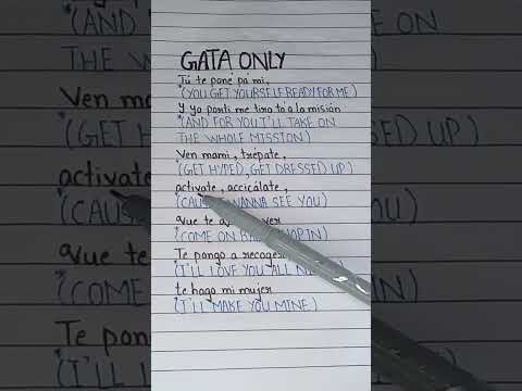 Gata Only Remix - FloyyMenor ( Lyrics + English Translation ) Tik Tok Dance Challenge