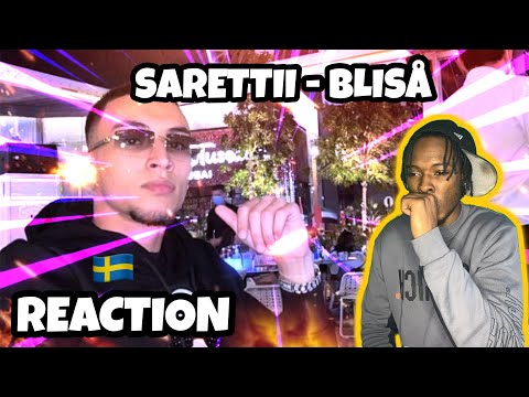 AMERICAN REACTS TO SWEDISH RAP! Sarettii - BLISÅ (ENGLISH LYRICS)