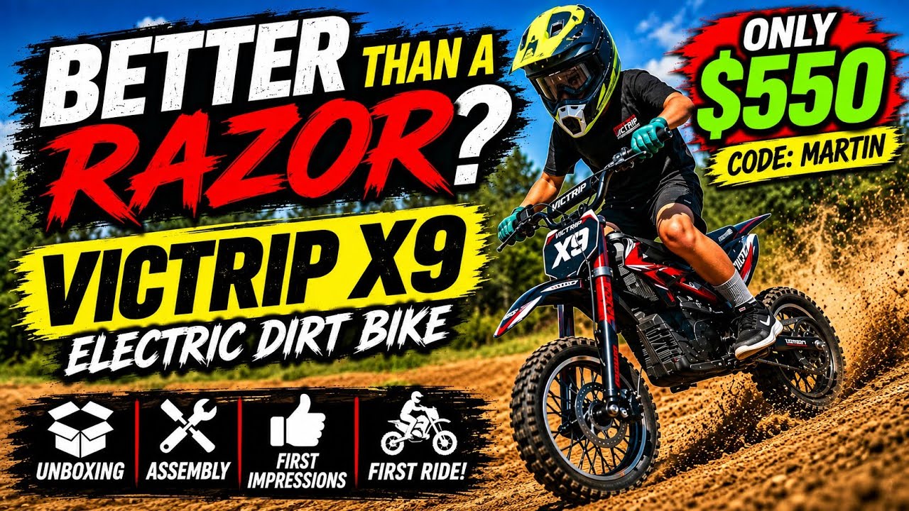 VICTRIP X9 Possibly the Cheapest 36 volt dirtbike with the highest top speed?