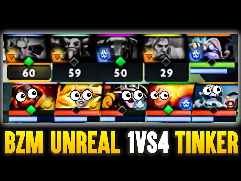OG.Bzm Unreal 1 vs All - Tinker With Spidey Sense!? Dota 2
