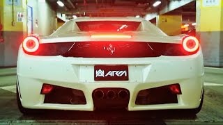Ferrari 458 Spider Blasting w/ Armytrix Titanium Exhaust