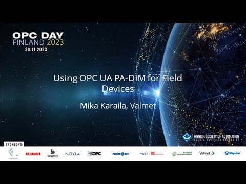 Using OPC UA PA-DIM for Field Devices