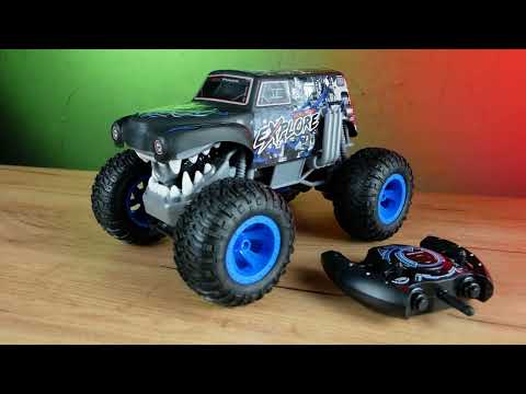 Джип на радіокеруванні: звук, світло, трюки, гумові шини (2 кольори) (UD 2802 B)