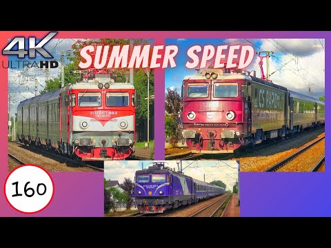 Trenuri in Viteza / Speeding Trains Branesti | M800 #trainspotting #railfans #railway #romania