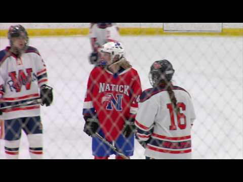 1 16 17 Natick High School Girls Hockey vs Walpole 3 0 W