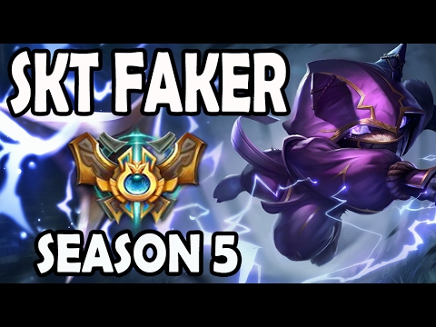 SKT T1 Faker Kennen vs Diana MID Ranked Challenger Korea