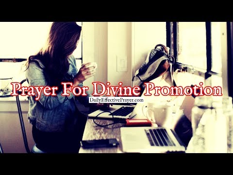 Prayer For Divine Promotion In Your Life | Short Prayer Video