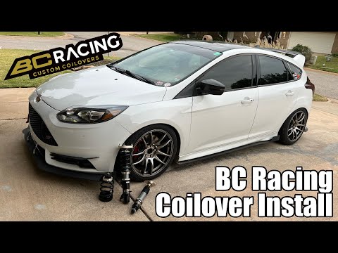 Installing BC Racing DS Coilovers on My Focus ST! - Coilover Install How-to - Huge Improvement!