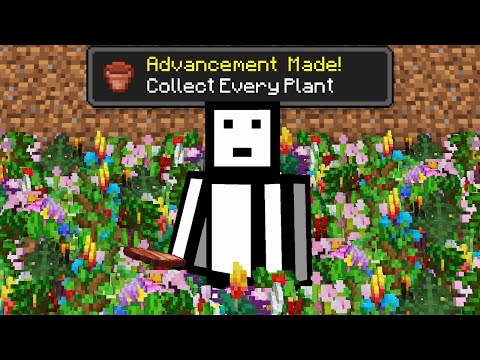 I Collected Every Plant in Minecraft Hardcore!