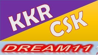 KKR vs CSK dream11 team | #KKRvsCSK #dream11_team