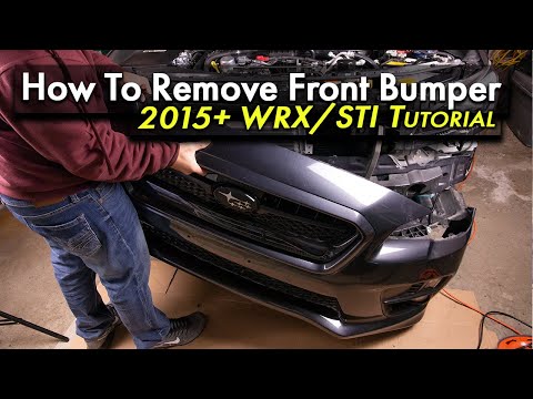How to Remove 2015+ WRX Front Bumper