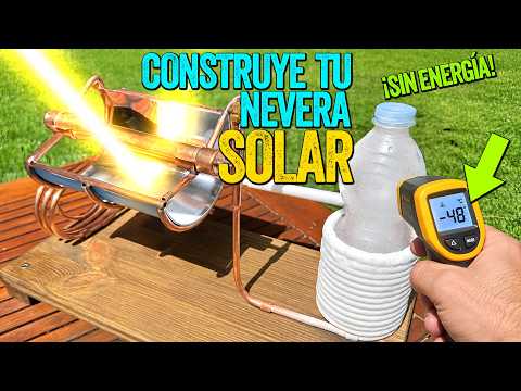 Construí un CONGELADOR SOLAR que alcanza -48 °C❄️DIY