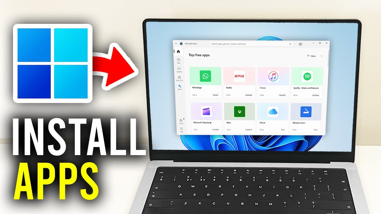 How To Install Apps On Laptop & PC On Windows - Full Guide