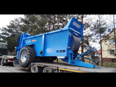 Buffalo RX 1450 HD / 14-Tonowy Rozrzutnik Obornika Euromilk (Szczegółowa Prezentacja/Walkaround)