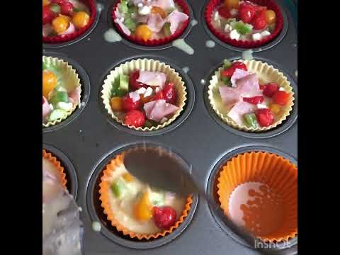 Sunday 4th September 2022. Crustless quiche muffins. Syn free.