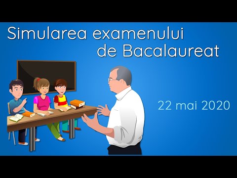 (22 mai 2020) - Simularea examenului de Bacalaureat cu echipa TPN