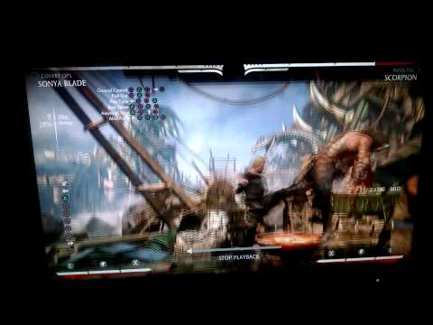 MKX: Sonya Covert Ops Training(35%, 40 %, 1 bar 69% Reset)