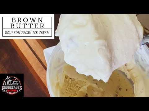Brown Butter Bourbon Pecan Ice Cream
