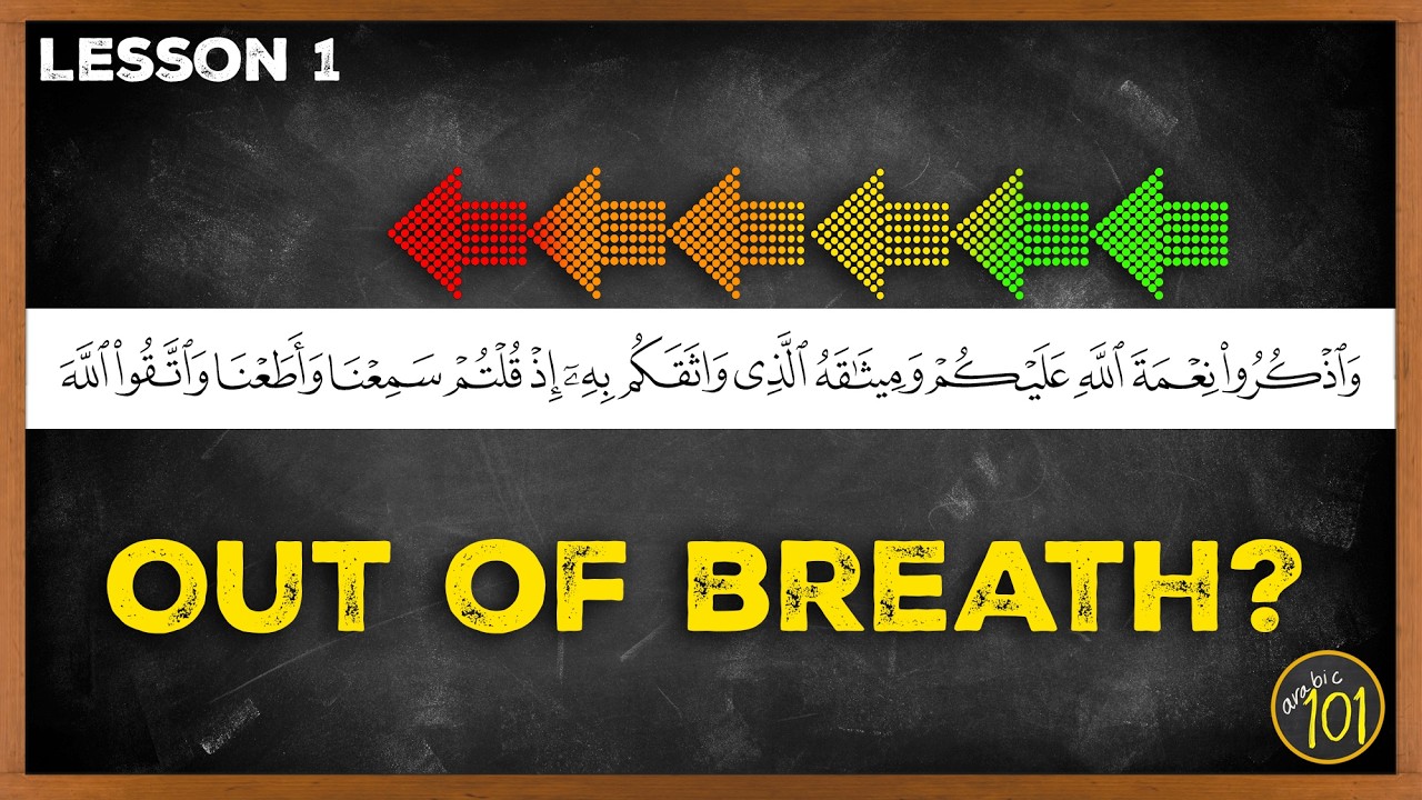 Stop Running Out of Breath While Reciting Quran | Lesson 1