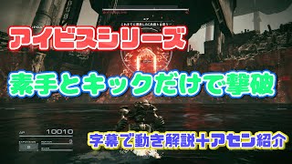 アイビスシリーズを素手とキックだけで撃破（字幕解説付き）【アーマードコアⅥ（AC6） 】
