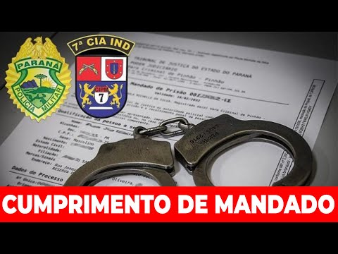 POLÍCIA MILITAR CUMPRE MANDADO JUDICIAL EM ARAPONGAS