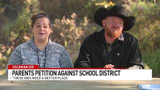 Parents remove son from Coleman ISD and start petition amid bullying claims